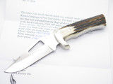 Chuck Buck Custom 400 Limited Signature BCCI Stag BG42 Fixed Blade Hunting Knife