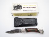 Vtg Old Smoky OS-7 Pakistan Deer Hunter Folding Lockback Pocket Knife