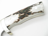 Buck 400 Limited Edition Chuck Buck Signature Stag BG-42 Fixed Hunting Knife