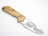 Buck Custom 888 Strider Solution ATS-34 Harley Davidson Cutout Fixed Blade Knife