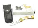 Vtg Parker Imai KF-116 Seki Japan Wildlife Sheep Bone Stag Folding Hunter Knife