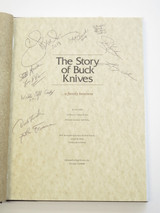 1991 Tom Ables The Story of Buck Knives Book Signed CJ Lori WBC Remer BCCI +2018
