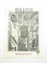 1999 Buck Dealer Knife Catalog Price List Book Fixed Folding 110 124 119 184