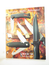 1995 Buck Dealer Knife Catalog Price List Book Fixed Folding 110 124 119