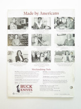 1995 Buck Dealer Knife Catalog Price List Book Fixed Folding 110 124 119