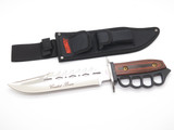 Vtg Fury 66037 Combat Bowie Tak Fukuta Seki Japan 14.5" Fixed Blade Knuckle Guard Knife