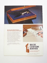 1988 Buck Custom Knife Dealer Catalog Price List Fixed Stag 110 124 119