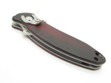08 KERSHAW 1620 SCALLION BLACK RED SNAP ON KEN ONION FOLDING POCKET KNIFE *BLEM*