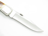 Buck 110 110BNSSM4 Custom Torch Bone Pocket Clip Folding Hunter Lockback Knife