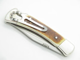 Buck 110 110BNSSM4 Custom Torch Bone Pocket Clip Folding Hunter Lockback Knife