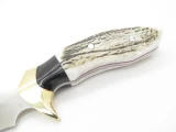 BUCK CUSTOM LIMITED 408 KALINGA PRO S30V ELK STAG & BUFFALO FIXED HUNTING KNIFE