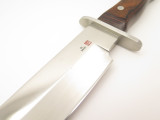 Vtg Early Al Mar Seki Japan 4009 Alaskan Bowie Fixed Blade Knife Coffin Handle