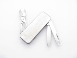 Kinryu Stainless Money Clip Cash Holder Scissor Tool Folder Folding Pocket Knife