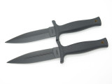 Closeout Lot Of 2 *no Sheath* Schrade SCHF19LF Fixed Blade Dagger Knife