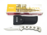 2001 Buck 560 Titanium Xlti Folding Hunter 110 Lockback Knife & Sheath