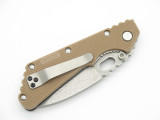 Buck 889 0889BO Tarani Strider Desert Tan ATS-34 Folding Knife Custom Buildout