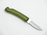 Vtg 1985 Transition Buck 527 The Treasury Green 525 Gent Folding Pocket Knife