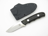 Bob Dozier Arkansas Custom D2 Black Micarta Fixed Blade Hunting Knife & Sheath