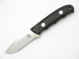 Bob Dozier Arkansas Custom D2 Black Micarta Fixed Blade Hunting Knife & Sheath