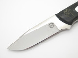 Bob Dozier Arkansas Custom D2 Black Micarta Fixed Blade Hunting Knife & Sheath