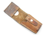 Vtg 1980 Swiss Army Surplus Bayonet Leather Frog For K31 K1911 V1957 Scabbard