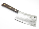 Sharpened Vtg Dasco Kitchen Cutlery Heavy 8" Meat Cleaver Butcher Kitchen Knife