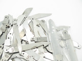 Slipjoint Lot 60 + Vtg Schrade USA Folding Pocket Knife Blade Blank Making Part