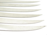 Lot of 8 Vtg Schrade MA6 Fillet Folding Fishing Knife Blade Blank Making Part