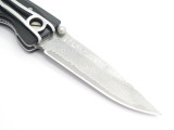 Mcusta Seki Japan Basic MC-0012D Micarta Damascus Linerlock Folding Pocket Knife