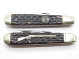 Vtg 1988 Winchester UMC The Scouts Wild Buffalo Bill Trapper Folding Knife Set