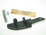 Jake Hoback Kwaiback Cf S35VN Black Custom Fixed Tanto Tactical Knife And Sheath
