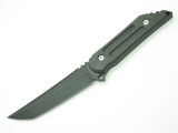 Jake Hoback Kwaiback Cf S35VN Black Custom Fixed Tanto Tactical Knife And Sheath