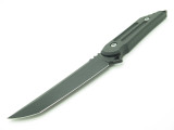 Jake Hoback Kwaiback Cf S35VN Black Custom Fixed Tanto Tactical Knife And Sheath