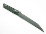 Jake Hoback Kwaiback Cf S35VN Black Custom Fixed Tanto Tactical Knife And Sheath