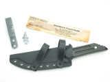 Jake Hoback Kwaiback CF S35VN Custom Fixed Blade Tanto Tactical Knife and Sheath