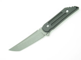 Jake Hoback Kwaiback CF S35VN Custom Fixed Blade Tanto Tactical Knife and Sheath