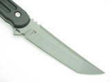 Jake Hoback Kwaiback CF S35VN Custom Fixed Blade Tanto Tactical Knife and Sheath