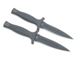 Closeout Lot of 2 *no Sheath* Fury Tactical 65594 Fixed Blade Dagger Knife
