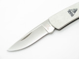 Vtg 1997 Buck Logo 525 Gent Thin Small Folding Lockback Pocket Knife