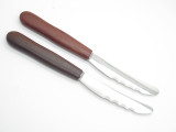 Lot Of 2 Vtg Janus Friedr Herder Constant Spade Solingen Germany Steak Knife