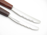 Lot Of 2 Vtg Janus Friedr Herder Constant Spade Solingen Germany Steak Knife