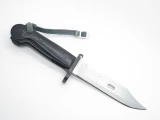 Vtg 1946 WWII East German Fixed Blade Bayonet Military Knife & Scabbard Sheath