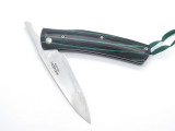 Mcusta Higonokami Green Wood & VG-10 Higo Friction Folder Pocket Knife Seki