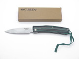 Mcusta Higonokami Green Wood & VG-10 Higo Friction Folder Pocket Knife Seki