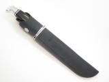 Vtg 3 Liner 72-86 Buck 120 General Usa Fixed Blade Hunting Bowie Knife & Sheath