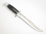 Vtg 3 Liner 72-86 Buck 120 General Usa Fixed Blade Hunting Bowie Knife & Sheath