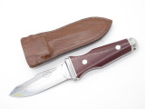 Vtg 1977 AG Russell Sting II Micarta 8" Large Dagger Boot Knife Solingen Germany