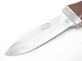 Vtg 1977 AG Russell Sting II Micarta 8" Large Dagger Boot Knife Solingen Germany