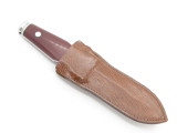 Vtg 1977 AG Russell Sting II Micarta 8" Large Dagger Boot Knife Solingen Germany