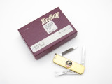 Frontier Ruby Award Seki Japan Small Gold Lobster Gentleman Folding Pocket Knife